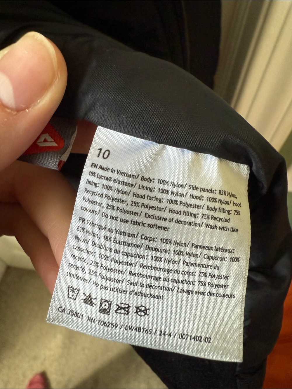 Lululemon Another Mile Outer Jacket | Size 10 | Black - Picture 7 of 12